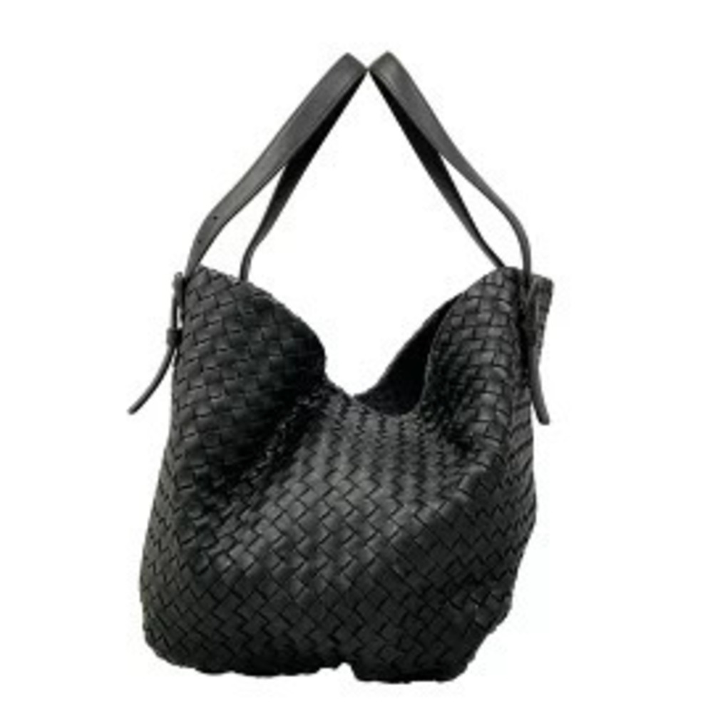 Bottega Veneta Chester Bag Tote Black Leather